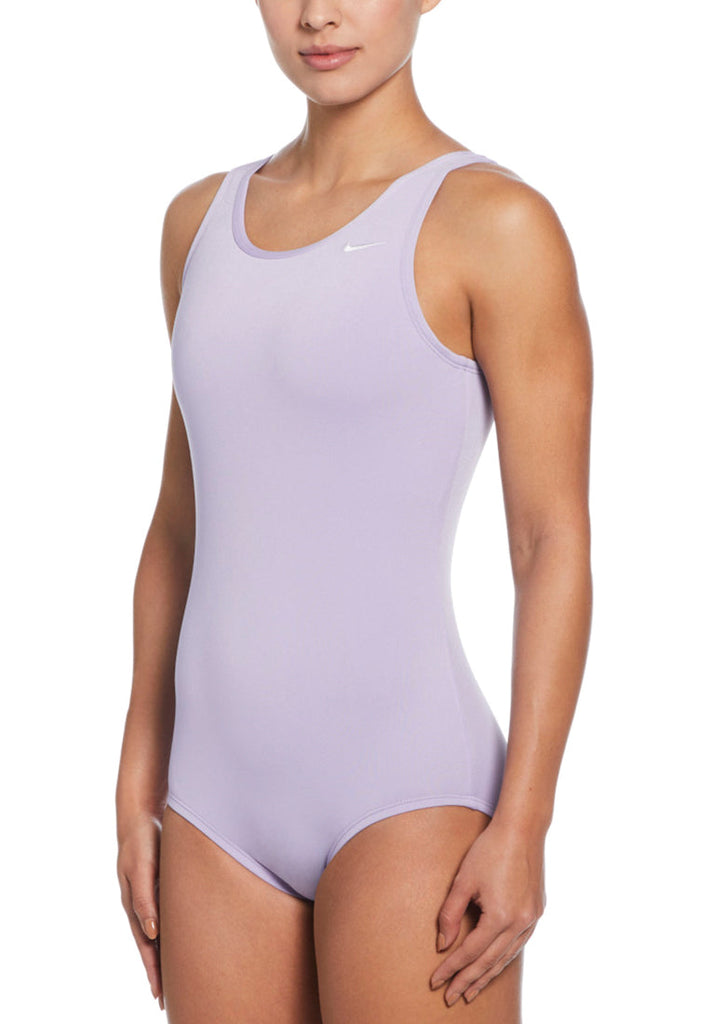 NESSF000-576 - SOLID U-BACK LOW LEG ONE PIECE